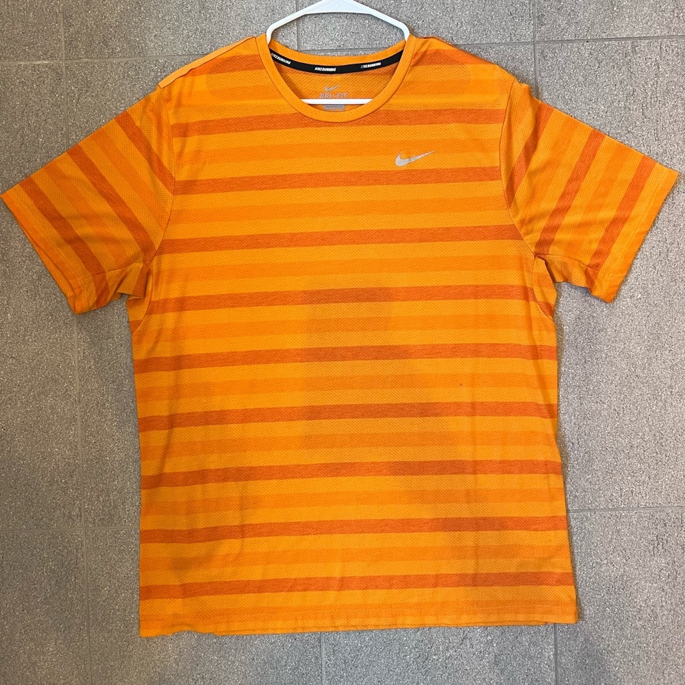 Nike Running Dri Fit Striped Shirt